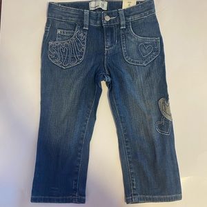 Old Navy girl size 6 Denim capri pants